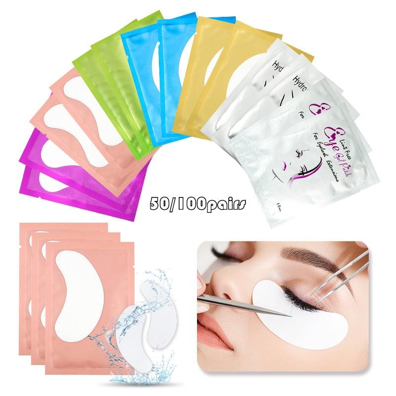 Remendos de gel sob os olhos sem Fiapos.